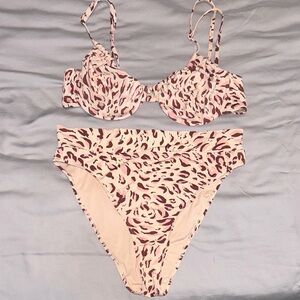 Cotton On BODY Leopard Print Bikini Set